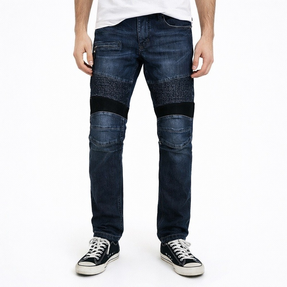 DKS Hin Japanese Premium Moto Selvedge Denim Jeans Mens 33x32 Moto Bikercore